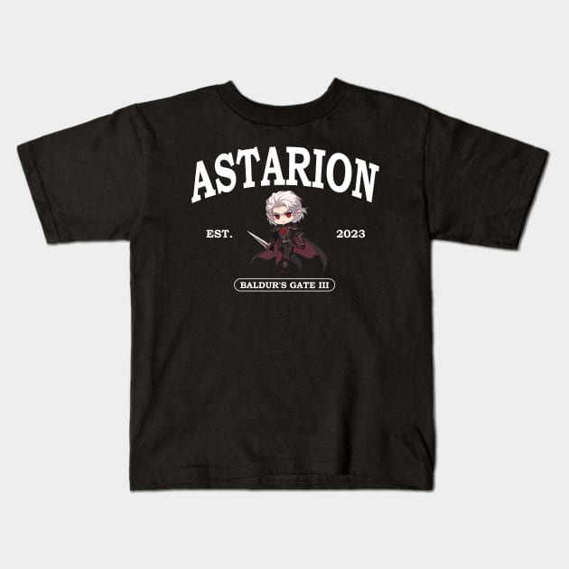 Astarion Anime Design Kids T-Shirt by Ac Vai